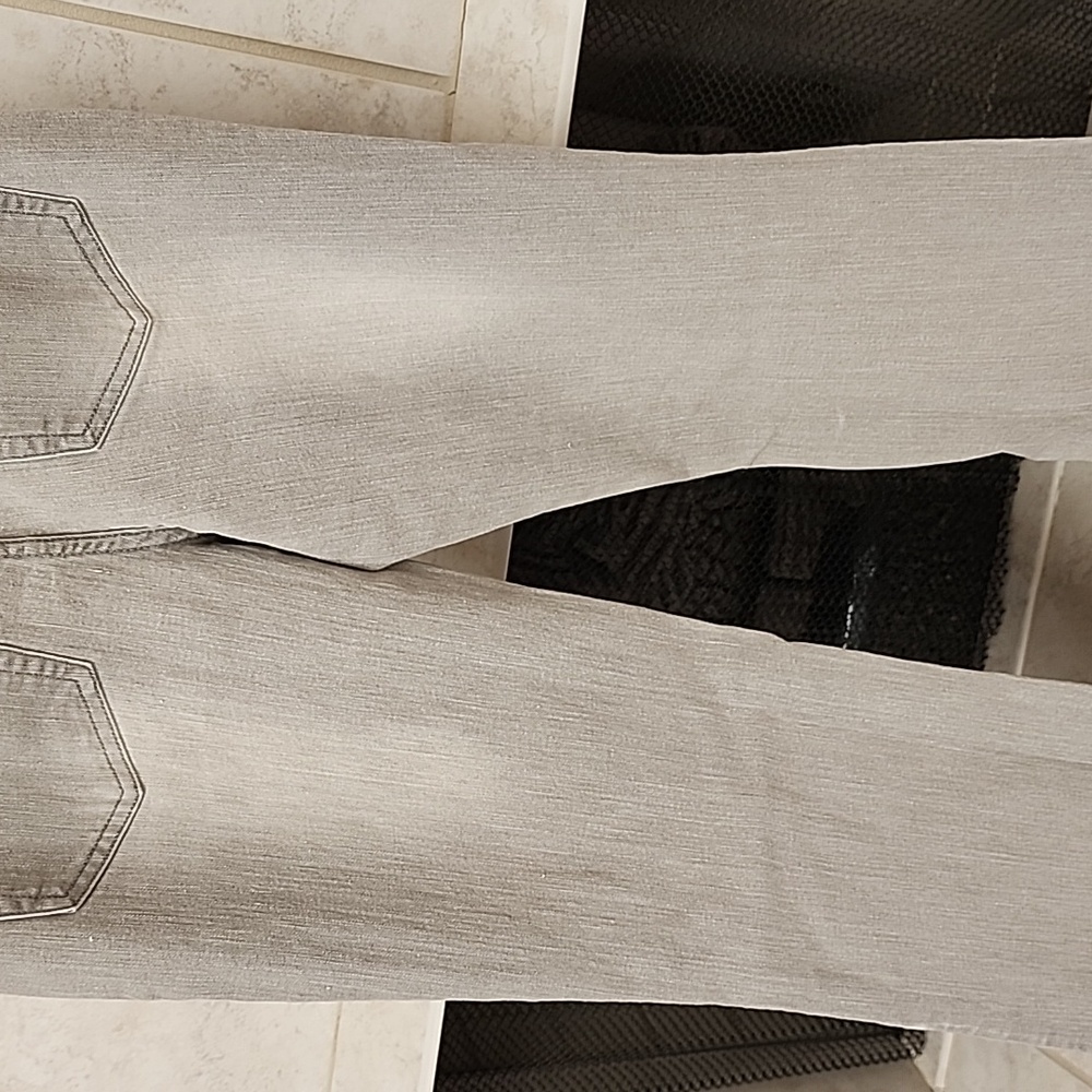 🖤🩶 BOSTON PROPER Gray Embellished JEANS 🩶🖤 - Picture 9 of 11
